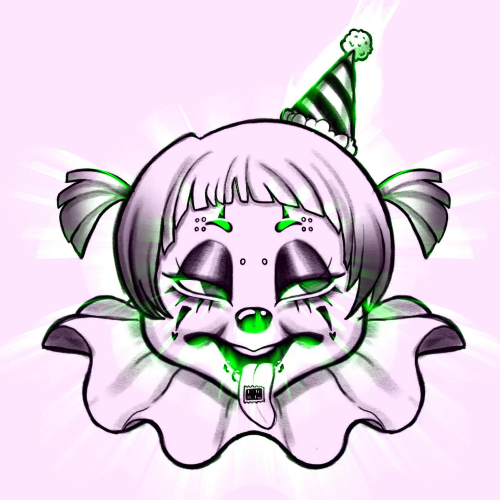 Cover art for the single 'CIRCO DA BRUXARIA', included in the album 'palhaçada'.